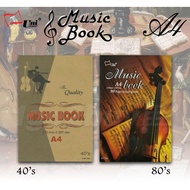UNI PAPER Music Book 80s' (S-7788)/ 40s' (S-MZ 1103)