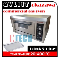 OKAZAWA GVL11T COMMERCIAL GAS OVEN C/W 1 DECK AND 1 TRAY
