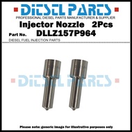 2x Diesel Fuel Injector Nozzle Tip DLLZ157P964 for Mitsubishi 6M60 6M70 0445120006 ME355278