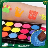 Uv Glow Face Paint 15 Colors Body Face Paint Glow In Uv Non-Toxic Fluorescent Face Paint Palette 15 