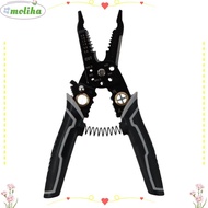 MOLIHA Wire Stripper, High Carbon Steel 9-in-1 Crimping Tool, Durable Black Cable Tools Electricians