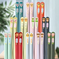 Zodiac Alloy Chopsticks Cartoon Cute Style Home New Year Festival Festive Chopsticks Tableware