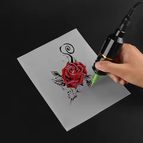 5pcs Silicone Tattoo Practice Skin Ductile Human-Like Feel Lightweight Portable Artists Gift for Tat