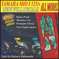 Mio i 125 Inner Fairing sticker decals