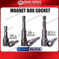 MAGNET BOX SOCKET / Socket For Hexagonal Head Drill Bit 45mm & 65mm