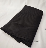 IRONLESS TUDUNG BAWAL PLEATED LAZY / TUDUNG BAWAL / BAWAL JERSEY RIBBED / Tudung Bawal INSTANT Colle