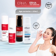 ERHA Paket Perawatan Wajah Age Corrector Dry Skin 4 pcs - Skincare Set Anti Aging untuk Kulit Kering