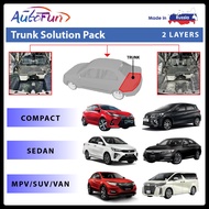 AUTOFUN Trunk Soundproofing / Noise Deadening Solution Pack – 2 LAYERS (Compact / Sedan / MPV / SUV / Van)