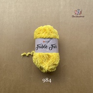 Len lông xù Fable Fur nhập khẩu từ Yarnart đan móc áo thú áo khoác khăn nón