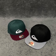 ＜1125＞Quiksilverˉ Hat Niche Popular Logo Surfing Baseball Cap Skateboard Flat Brim Hat Spring Summer