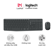 Bộ bàn phím và chuột không dây LOGITECH Wireless MK235 (Đen) Chính Hãng