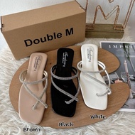 DoubleMstore Readystock (AT-025 Size 36-40) Sandal Bling Bling Kasut Wanita