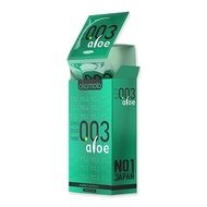 OKAMOTO 003 Aloe Condoms|Japan's Best Only Natural Water Based Lube Condom |Thinnest Premium Condoms