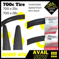 700c Tire 700x25c 700x28c Chaoyang Mini Shark Speed Shark PER PC Road Bike Racer Tire Bike Parts