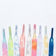 Tie Dye Shoelaces 120/140/160 cm Women Men Shoe Strings Sports Casual Basketball Sneakers Shoes Lace