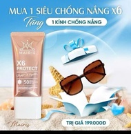 (Tặng Kính Chống Nắng) Siêu Chống Nắng X6 Protect Phương Mai Dưỡng Trắng Chống Nắng Da Mặt