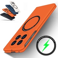For VIVO X Fold 6 Fold 5 Fold 3 3Pro Fold 2 Slim Magnetic Skin Feel Borderless Phone Cover