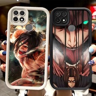 J-6 Attack on Titan Soft Case for Realme C25 C25Y C12 OPPO A15S C25S C20A A15 C20 C21 A35 C15 C21Y