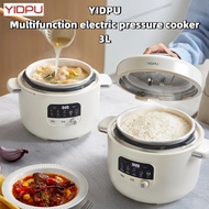 YIDPU Multifunctional Pressure Cooker 3L Small Household Rice Cooker High Pressure Cooker Digital Di