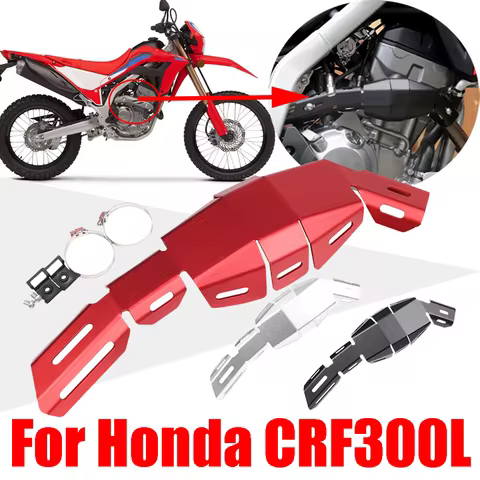 For Honda CRF300L CRF300 L CRF 300 L CRF 300L Accessories Exhaust Pipe Heat Shield Protection Cover 