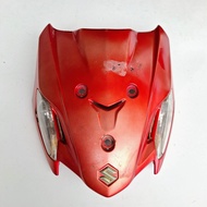 TAMENG DEPAN SMASH TITAN 115 MERAH ORI COPOTAN PANEL DADA DEPAN SMASH TITAN 115