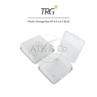 TRG Plastic Storage Box PP 4.5 x 4.5 SB-32 - Multipurpose Small Plastic Storage Box 4.5 x 4.5 cm TRG