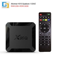 X96Q Set-Top box Wireless WIFI tv box Quanzhi H313 Android 10 tv box