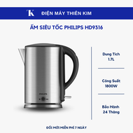 Ấm siêu tốc Philips HD9316 1.7L 1800W - Bảo Hành 24 Tháng Toàn Quốc