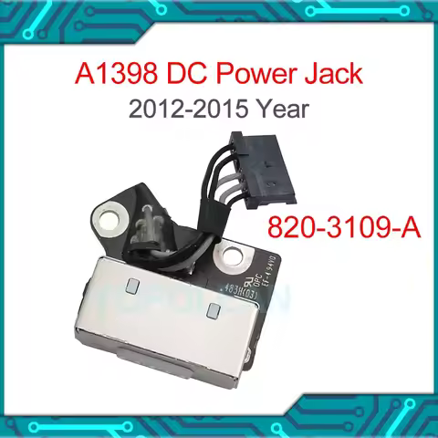 Full Test Charging Port For Macbook Pro Retina 15" A1398 Power DC Jack 820-3109-A 2012 2013 2014 201