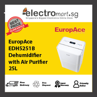 EuropAce EDH5251B  Dehumidifier  with Air Purifier 25L