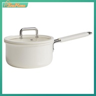 【Fast Delivery】White Ceramic Nonstick Saucepan with Stay Cool Handle Small Kitchen Pots for Restaura
