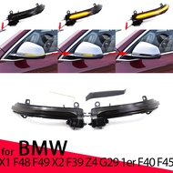 2x Dynamic Side Mirror Blinker Light LED Turn Signal Lamps For BMW X1 F48 F49 X2 F39 1er F40 2er F45