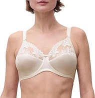 Amazone Full Figure Underwire Bra (36DDD Ivory)
