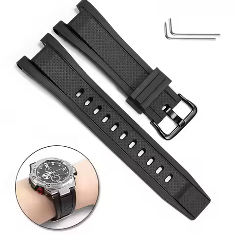Watch strap For Casio G-SHOCK Watch strap for GST-S100 S110 S210 S300 W300 B100 Silicon watch band m