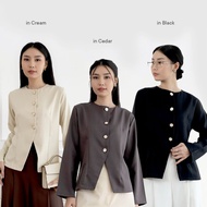 ALDC | Ailee Long Sleeve Top Women's Long Sleeve Blouse Blazzer Women