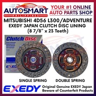 【hot sale】 EXEDY Mitsubishi L300/Adventure Diesel 4D56 Clutch Disc/Clutch Lining