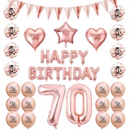 107cm Gold Aluminum Foil Number Balloon 13 30 40 50th Anniversary Adult Birthday Party Decoration La