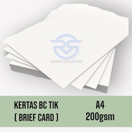 Bc Tik Paper - Manila Brief card Paper 200gsm