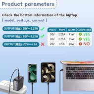65W 45W USB C Type C Wall Adapter fit for Lenovo ThinkPad X1 Carbon X13 T14 T15 E14 E15 T480 T490 Yo