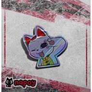 Danadan Turbo Granny Anime Hologram Sticker