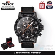 [Official Warranty] Tissot T125.617.36.081.00 Men's Supersport Chrono Basketball Edition Leather Watch T1256173608100