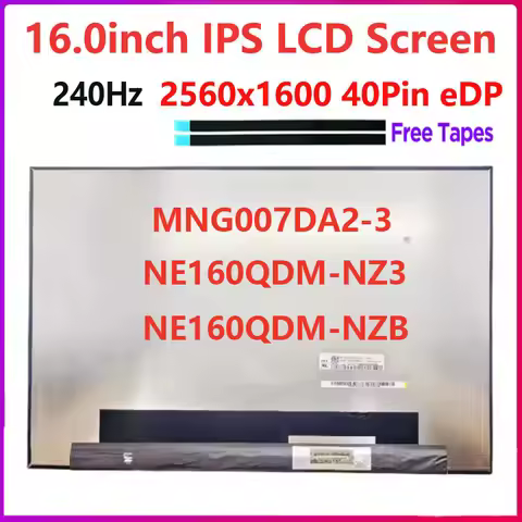 NE160QDM-NZ3 NE160QDM-NZB MNG007DA2-3 For Lenovo Legion Pro 7 16IRX8H Pro 7 16IRX9H 16.0" Laptop LCD