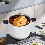 Stovetop Pressure Cooker  High Temp Resistant Canning Pot Fast Heat Conduction for Kitchen