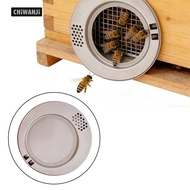 CHiWANji Durable Stainless Steel Beehive Entrance Gate 12cm Round Hive Kit for Bees Honey Box Auto F