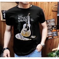 Yc collection - Men's casual t-shirt with LA guitar image