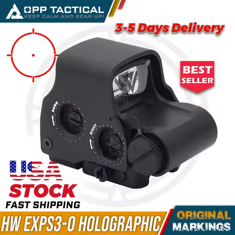 New 2024 Holy Warrior S1 EXPS-3-0 NV Function 558 Red Dot Sight Hunting Holographic Airsoft Sight wi
