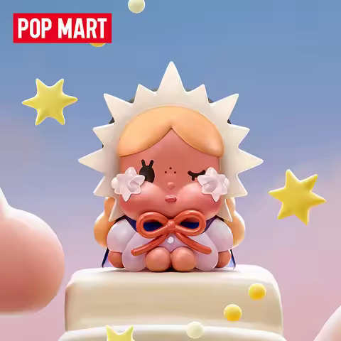 New POPMART CRYBABY Crying To The Moon Mini Series Blind Box Cute Cartoon Desktop Decoration Cartoon