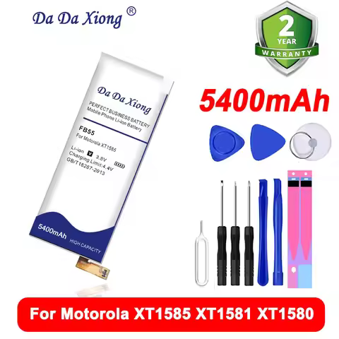 DaDaXiong FB55 5400mAh Battery For rola DROID Turbo 2 XT1585 XT1581 XT1580 Moto X Force