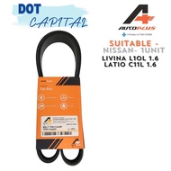 AUTOPLUS NISSAN LIVINA L10L 1.6 FAN BELT 7PK1140 LATIO C11L 1.6 (TAN CHONG -AUTO +~BRAND)#TC7PK1140-