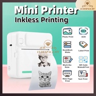 C19 Mini Thermal Printer Inkless Print Portable Mobile Printer Photo /Picture Printer 57mm Wireless 